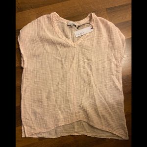 Michael Stars of Los Angeles Gauze V-Neck Top.